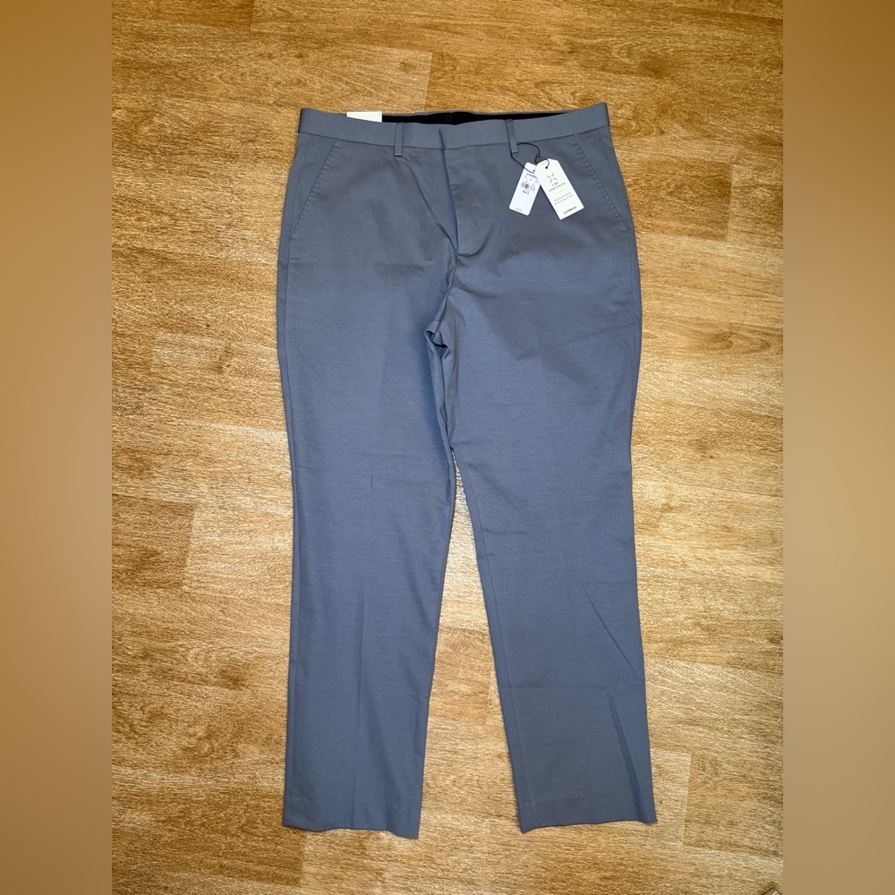 Express Men's Dress Pants in Slate Blue